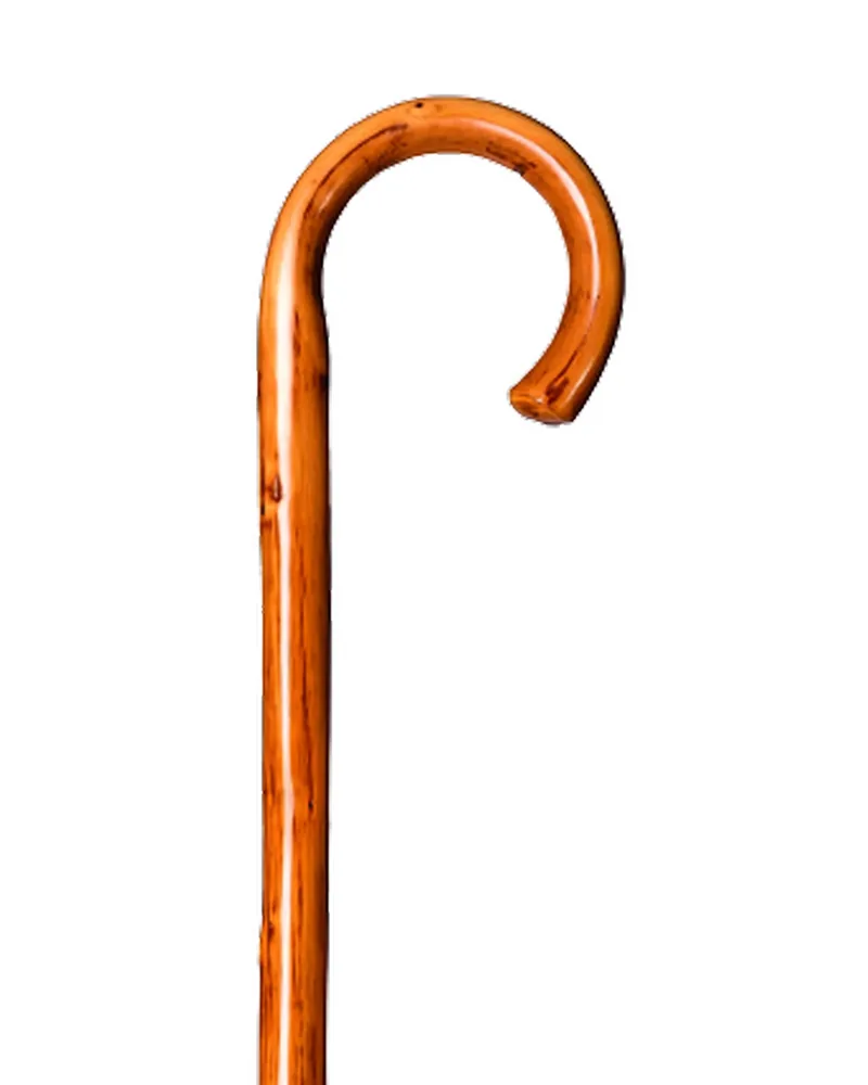 Bastón madera - mango curvo · Castaño claro INTEX BMC001