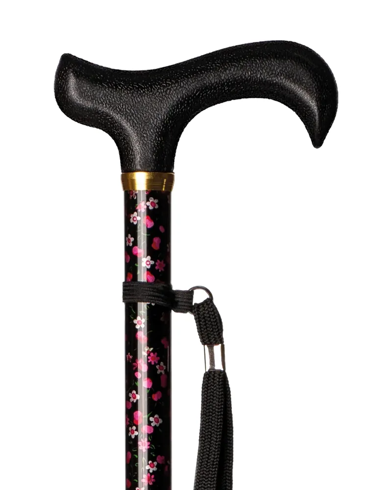 Bastón extensible - mango poliamida · Negro floreado INTEX BEP001
