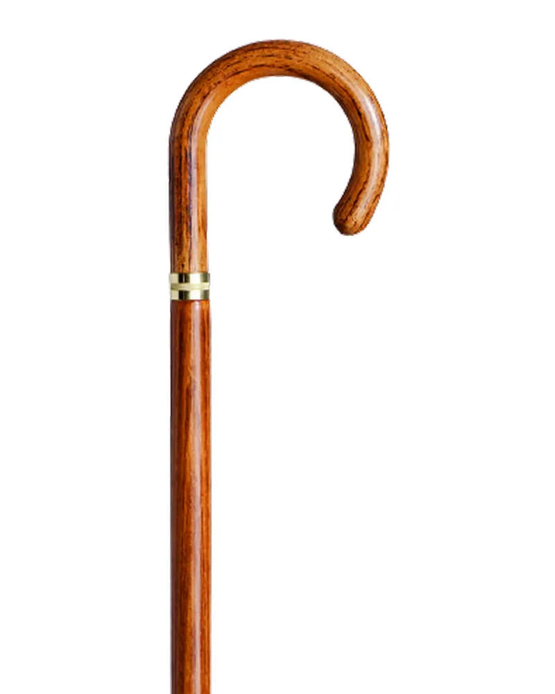 Bastón madera - mango curvo · Haya clara INTEX BMC003
