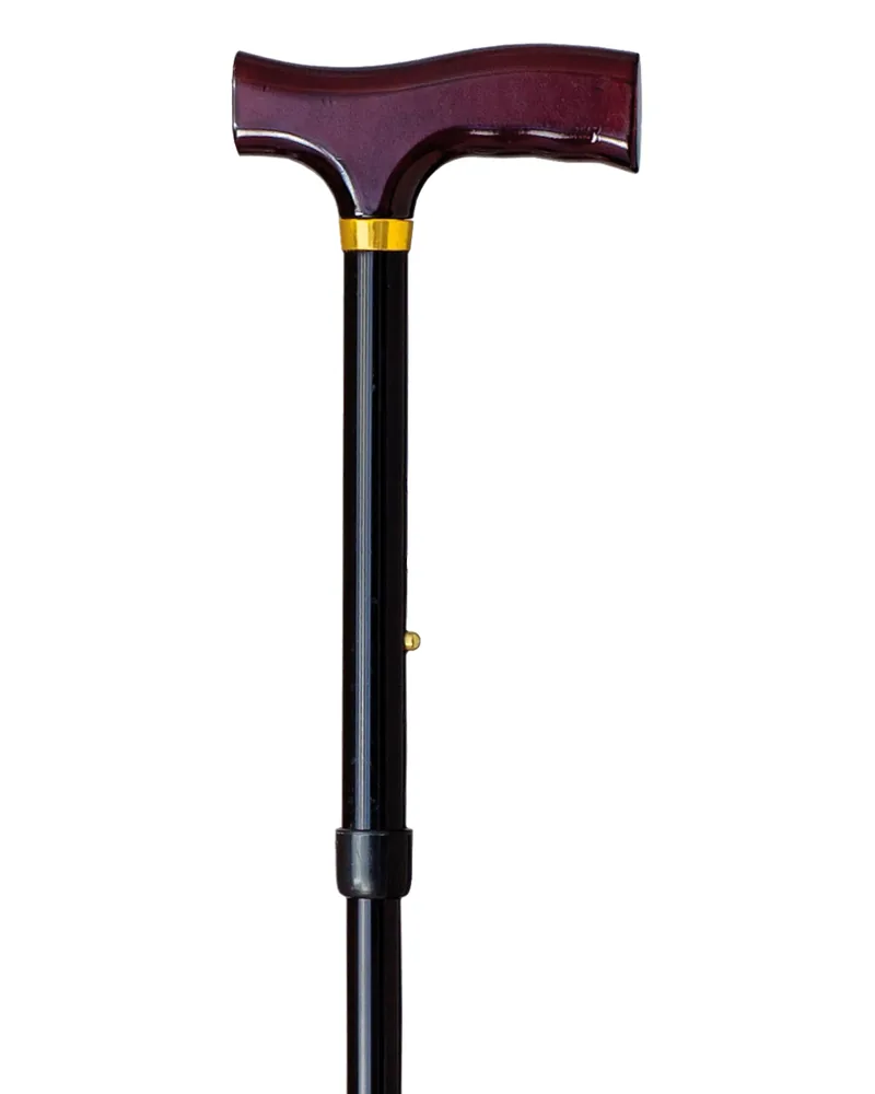 Bastón plegable - mango madera · Negro INTEX BPM002